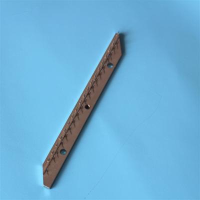 China Artos Finishing Spares Stenter Pin Bar Needle Plate Cs Needle Copper Material Plate 39 Pins Standard Size for sale