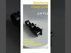 monforts textile machinery parts stenter chain link steel material black standard size finshing mach