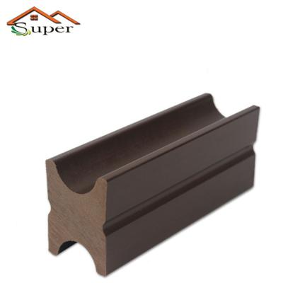 China Weatherproof Solid Wpc Decking Accessories Wooden Plastic Composite Floor Joist Keel for sale