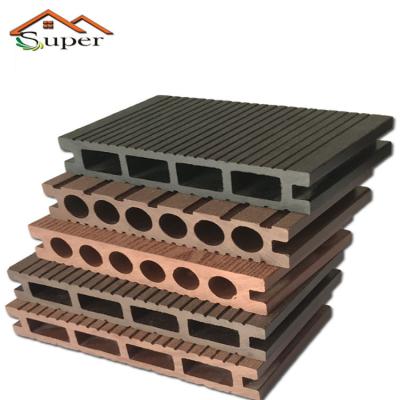 China Outdoor Waterproof Easy Installation Wpc Decking For Garden 250Mm Super Wide for sale