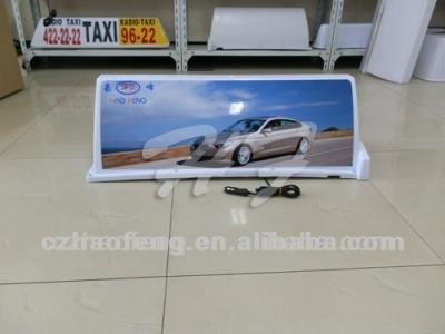 China PP/ABS Taxi Top Advertising Light Box for sale