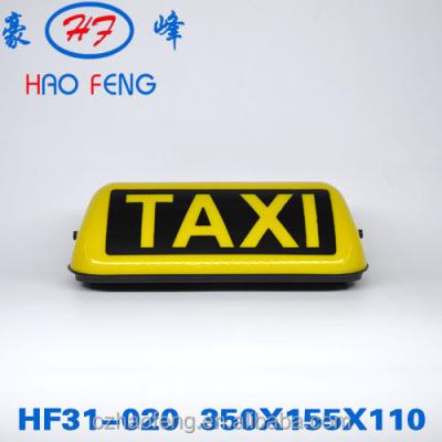 China PP/ABS HF31-020 taxi roof top signs LED taxi top light box taxi top advertising light for sale