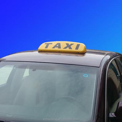 China 2015 pp hot shape strong magnet taxi dome sign for sale