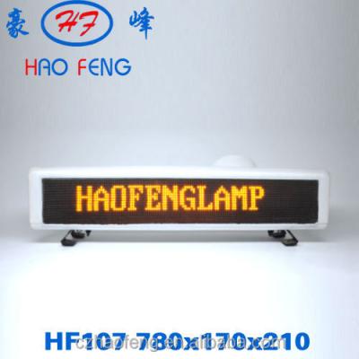 China HF107 LED Light Box Outdoor Taxi Advertising Taxi Sign Taxi Top Advertising Roof Top for sale