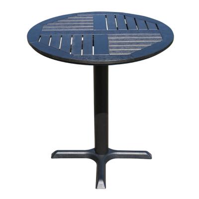 China Good Design Outdoor Furniture Dining Room Round Wrought Iron Dining Table With Base for sale