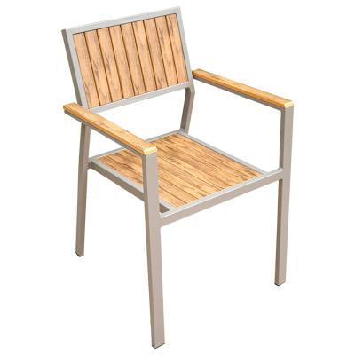 China Best Selling Good Design Water Proof Teak Garden Chairs Outdoor Lounge Restaurant Patio Furniture for sale