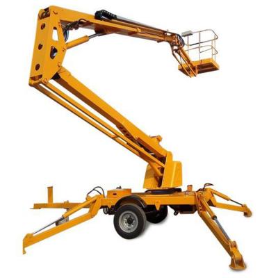 China Aerial Work 24m Spider Boom Folding Arm Platform 14m Boom Loading Lift for sale