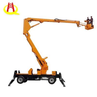 China Aerial Work Boom Lift 15m-20m Cherry Picker Telescopic Towable Articulating for sale