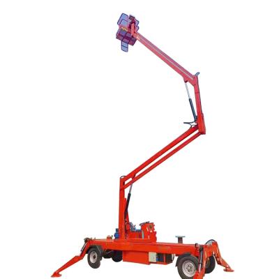 China Hotels 52feet Height Diesel Engine Hydraulic Towable Articulating Boom Lift for sale