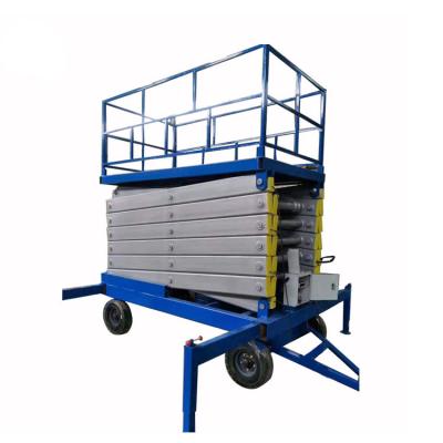 China Aerial Maintenance Single Hydraulic Moving Scissor Lift Table for sale