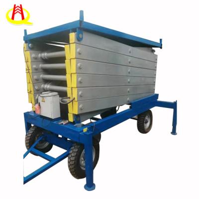 China Aerial Maintenance Hydraulic Moving Automatic Scissor Lift For Sale for sale