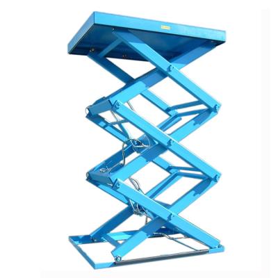 China Safety Easy Hydraulic Fixed Maintenance Operation Electric Scissor Lift Operate Platform Lift 8 Meters for sale