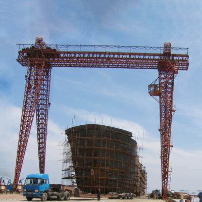 China Gantry Crane 50 Ton Heavy Duty Shipbuilding Gantry Crane for sale