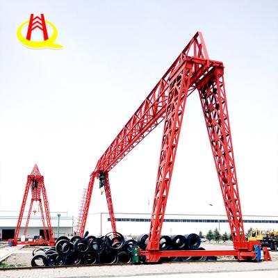 China Gantry Crane Truss Type MH Single Beam 3 3 15 20 Ton 34M Span 8M Height 10 Ton Gantry Crane for sale