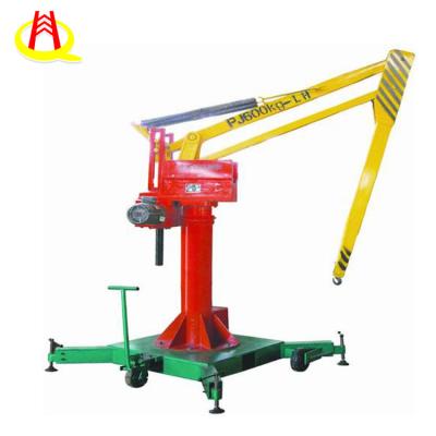 China Floor Column Counterweight Type Single Arm Jib Crane Factory Crane for sale