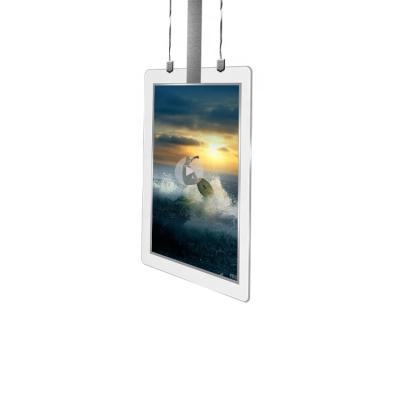 China Indoor 55 Inch Ultra Slim 2 Side Window Digital Signage And Display LCD Advertising Signs for sale