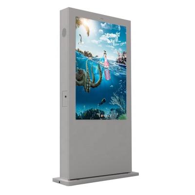 China Outdoor Advertising Player 4K Android Display Screen 32 Inch 32 Inch Waterproof Ip65 TV 1500 Nits Ads Monitor Outdoor in mation Kiosk for sale