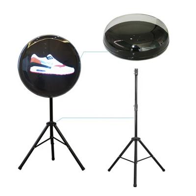 China Talking For Mall Backpack 50Cm Holographic Display Desktop 3D Hologram Air Advertising Led Projector For Restaurants for sale