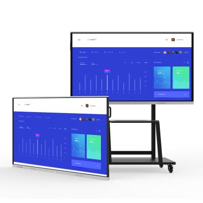 China HDFocus Odm 4K Pizarron Infantil Smart Panel Prices Smart Touch Interactive Whiteboard Board For Education 75inch for sale