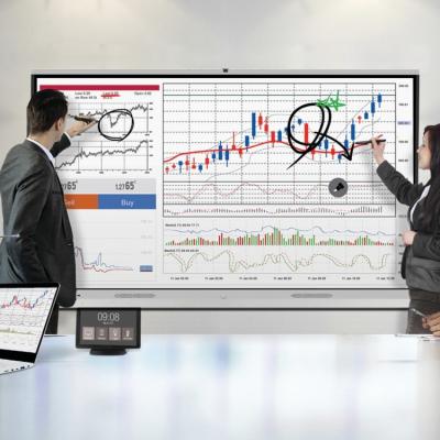 China OEM ODM Mobile Interactive Mobile Electronic Smart Board White Board Conference Meeting 55inch Interactive Whiteboard 55inch for sale