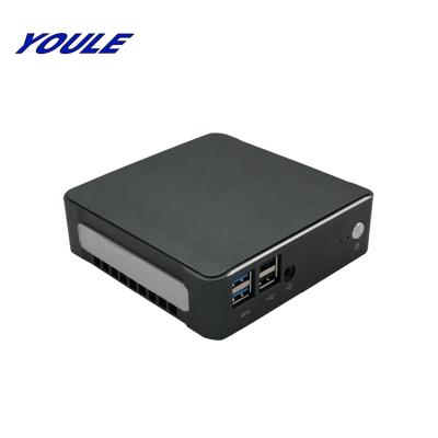 China Full Built-in Youle Win 10 Mini PC Intel I3 I5 I7 7500U 8250U 8550U 2.7GHz Dual 4K Mini Laptop Computer Metal Case Support Win 8 for sale