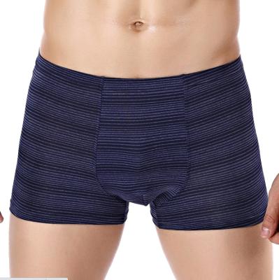 China Breathable Men's Cotton Boxer Briefs Premium Soft Stretch Men's Boxers Cotton Underwear Quality Sexy Boxers for sale