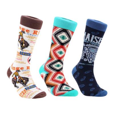 China Antibacterial 200N Novelty And Wholesale Fancy Socks Men Dress Socks Cotton Colorful for sale