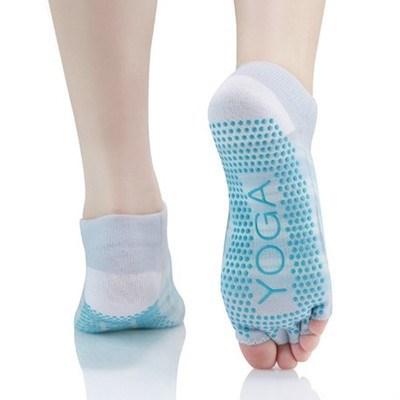 China Wholesale QUICK DRY Anti Slip Women Yoga Booties Fitness Gym Dance Exercise Open Toe Socks for sale