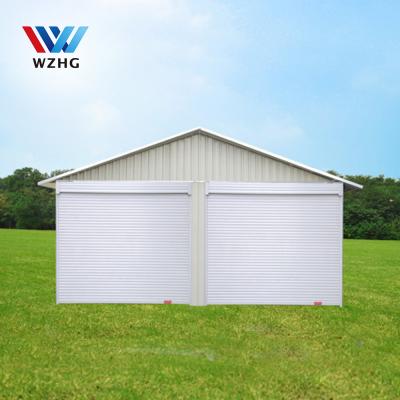 China Garden Storage House Prefab Garage Steel And Steel Shed For Car Parking , Portable Garage Parking Lots for sale