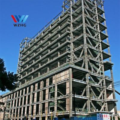 China Mid House Manufacturer Factory Prefab Structural Steel Fabricated Building Construction Rise Elevated Steel Structure for sale