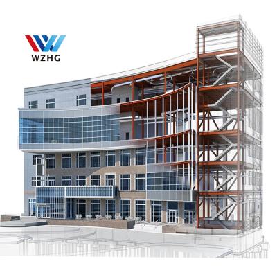 China Cheap Warehouse For Storage Low Cost Modern Designed Quick Assemble Prefab Steel Structure Timber Frame Building For Classroom for sale