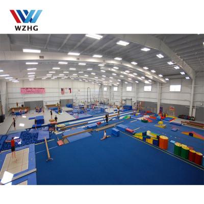 China Industrial Prefab Commercial Building Light and Large Span Small Span Steel Structure Prefab Gymnasium Heavy Gymnasium Design for sale