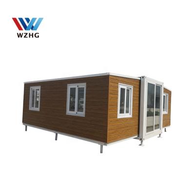 China Modern 40 Ft Quick Install Cabin Home Living Container Homes Extended Expandable Container Home for sale