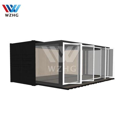 China Modern Standard Price 37m2 20ft Prefab Container House Prefab Dwellings Living Eliminate Container House for sale