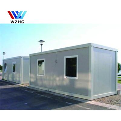 China Modern WZH Prefab 20ft Flat Pack Container House Modular Building As Office Field Camp Hospital for sale