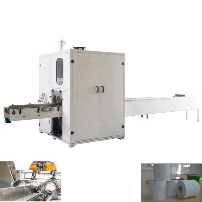 China New Hotels Machine Customized Double Channel Toilet Paper Tissue Paper Log Saw Cutting Machine for sale