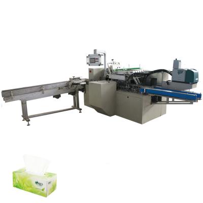 China machinery & Full Automatic Box Type Hardware Facial Tissue Packing Machine for sale