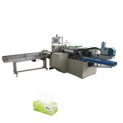 China machinery & Full Automatic Hardware Napkin Paper Box Packing Machine for sale