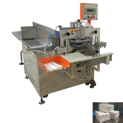 China machinery & Semi Automatic Hardware Napkin Tissue Plastic Bags Packing Machine for sale