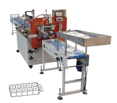 China Hotels Semi Automatic Multi Rolls Toilet Paper Packing Machine for sale