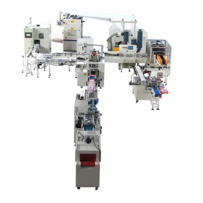 China Full Automatic Hotels Facial Tissue Paper Machine Production Line for sale