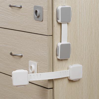 China Cabinet Lock Amazon Baby Safety Best-Selling Products for Cabinet, Baby Mount Cabinet Drawer Child Safety Adhesive Lock for sale