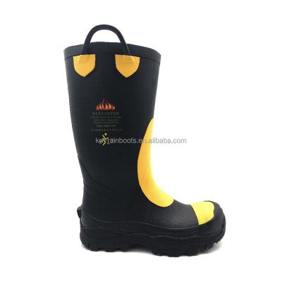 China Fire Proof Flame Retardant Rubber Boots For Fireman for sale