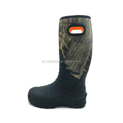 China High Quality Neoprene Rubber Lining Rubber Hunting Boots for sale