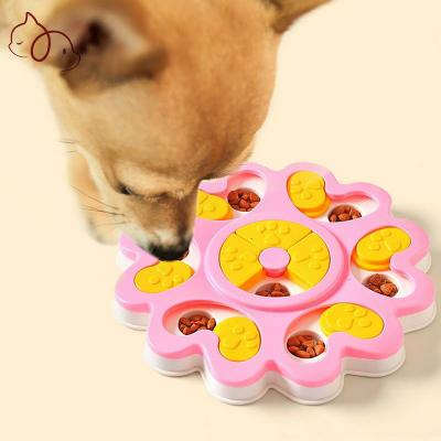 China 2021 Wholesale Newcomer Dog Puzzle Toy Bowl For Pet Slow IQ Training Viable for sale