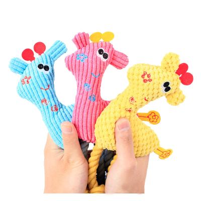 China Wholesale Sustainable High Quality And Fun Wear Resistant Plush Chew Squeaky Toys For Dogs for sale