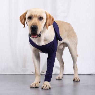 China New Dog Clothes Sleeve Protector Breathable Hock Wraps Viable Seal Wound Recover Legs Protection For Dog for sale