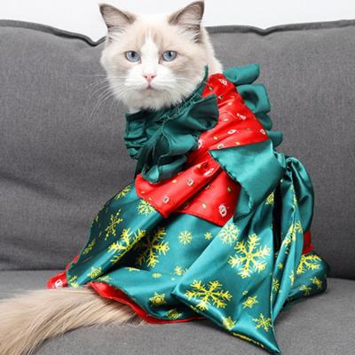 China Viable Funny Dog Clothes Pet Skirt Cat Pet Clothes Wholesale Custom Christmas Halloween Autumn Winter New for sale