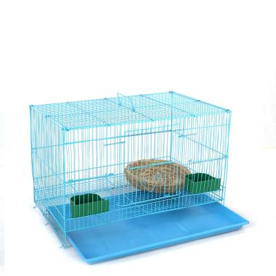 China Wholesale Iron S M L Large Square XL Bird Breeding Breathable Plant Cage For Parrot Pigeon for sale