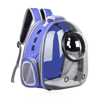 China Amazon Success Astronaut Window Breathable Transparent Pet Carrier Dog Cat Travel Bag Backpack for sale